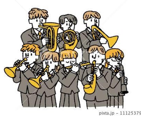 初心者から幅広く楽器教えます ソロからバンド、マーチングまでもなんでもお教えします✨ イメージ1