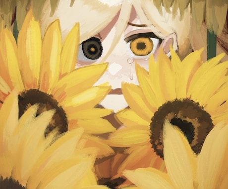 SNSやグッズに使える一枚絵を作成します 絵画の様な一枚絵を作成致します！ イメージ2