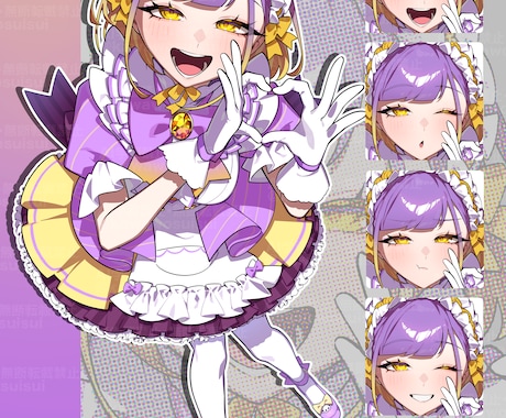 現役漫画家がイラスト制作いたします ギャグ漫画のような元気な表情が得意です！ イメージ2