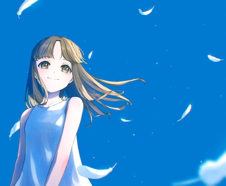 淡く儚い世界観の一枚絵をお描きします 世界観重視のMV・歌ってみた・表紙用に！ イメージ2