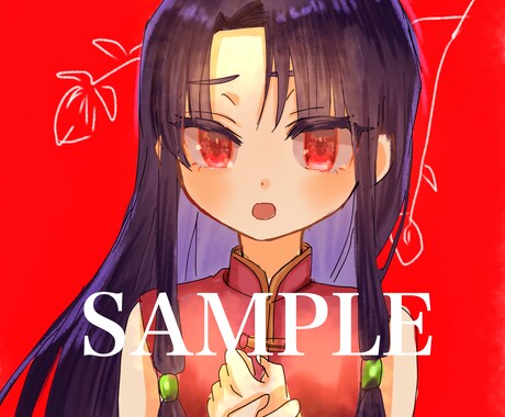 可愛い女の子とお花のイラスト描きます 追加オプションなしで安心！1000円で描きます！ イメージ2