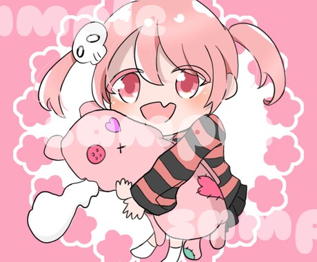 可愛いデフォルメ・SDイラストお描きします デフォルメイラストお描きします！アイコン、サムネ、挿絵に！ イメージ1