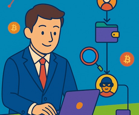 暗号資産詐欺の送金調査レポート作成します 警察・弁護士提出用の報告書を作成 イメージ1