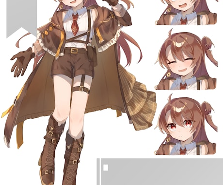 キャラクターイラストお描きします アイコンから1枚絵まで幅広くお届けします イメージ2