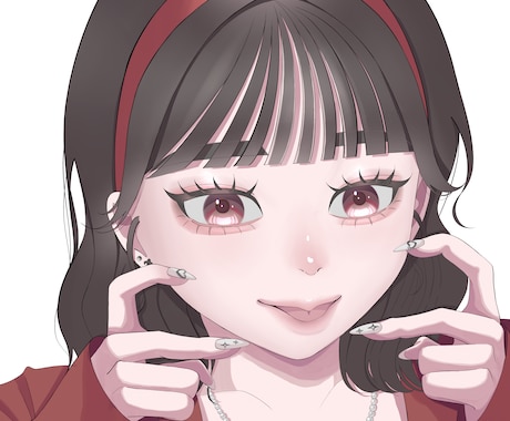SNSアイコン・バストアップ描きます イメージ1