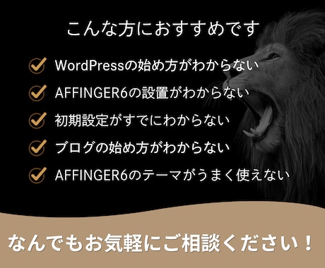 丸投げOK!AFFINGER6でブログ設置します あとは記事を書くだけ！プロコーダーになんでもご相談ください イメージ2