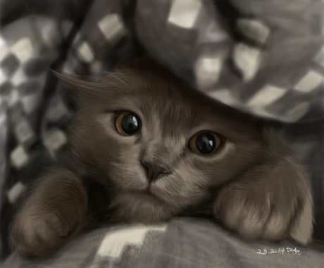 ペットのリアルな似顔絵を描きます iPadでリアルなデジタル絵を提供します。 イメージ1