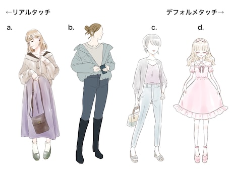 ファッションイラスト制作いたします イメージ1