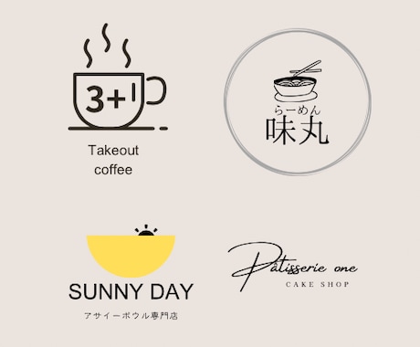シンプルでお洒落な印象のロゴを作ります 先着３名様限定のスタート価格☆ぜひ、お気軽にご相談下さい♡ イメージ1