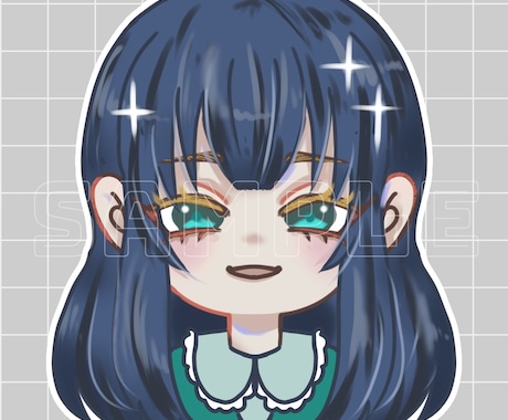 かわいいキャラアイコン描きます 女の子、男の子、ケモ耳、ツノっこなどOK イメージ2