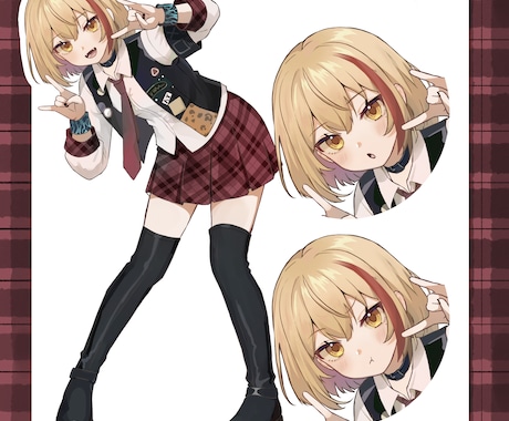 商用利用込！かわいい女の子描きます 急いでいる方必見！最短3日程度で納品できます♪ イメージ1