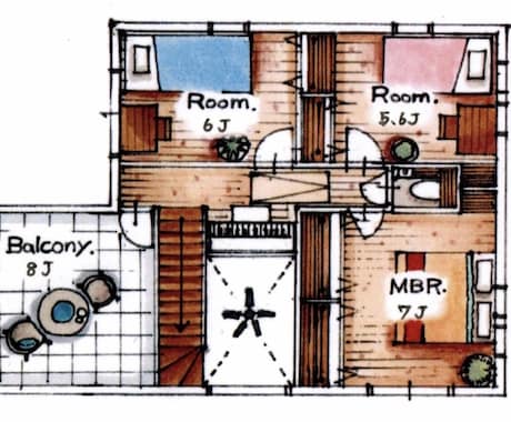 即レス◎現役パース屋が手描きの間取り図を作成します 現役不動産屋IC×パース屋が販売活動をサポートします。 イメージ2