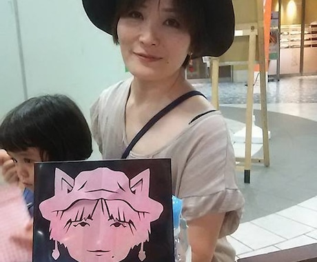 顔は似顔絵、体は妖怪に変身!切り絵で作成します 他にはない似顔絵を切り絵歴30年以上の切り絵師におまかせ イメージ2