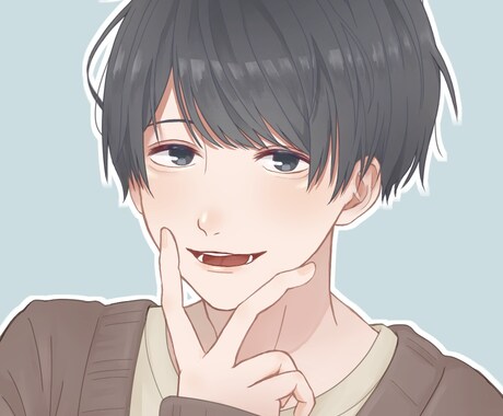 ふわっとかわいいイラスト描きます 似顔絵もOK!SNSのアイコン等にどうぞ〜 イメージ2