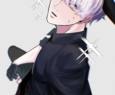 カッコいいイラストを描きます イケメンを描くのが得意です。色塗りはオプションで追加可能。 イメージ1