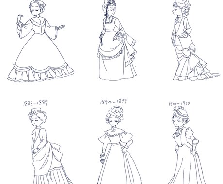 クラシカル・ファンタジー・時代衣装デザインします 和洋中ファンタジー・時代衣装専門！ イメージ2