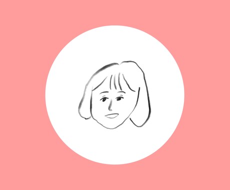 ゆるくてかわいい似顔絵描きます シンプル、おしゃれでSNSアイコン画像にぴったり！ イメージ2