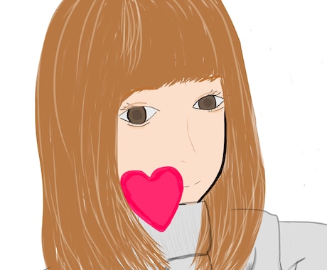 イラスト描きます あなたの描いてほしいもの教えて下さい！人物はこんな感じです。 イメージ1