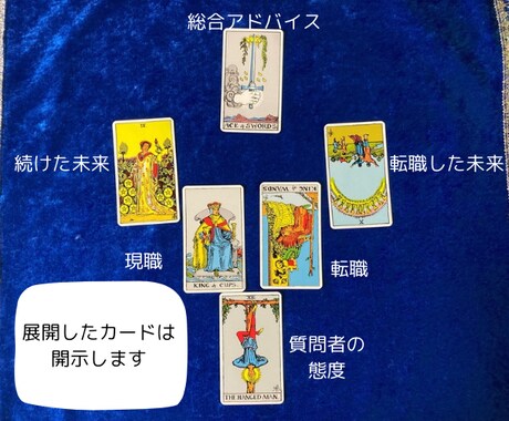 転職を迷っている人へ！未来とアドバイスを占います 現職？転職？それとも独立？タロットカード開示無料 イメージ2