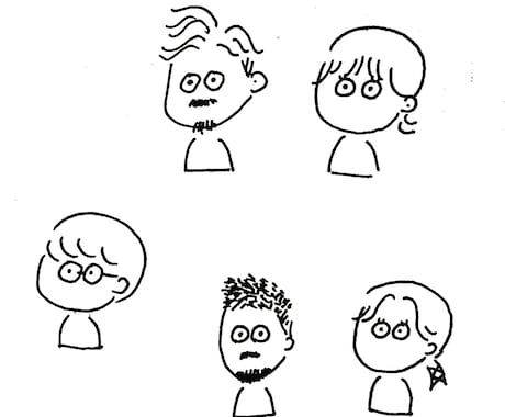 シンプルラインのイラスト描いちゃいます 色なしでとってもシンプル！SNSなどにぴったり！ イメージ2