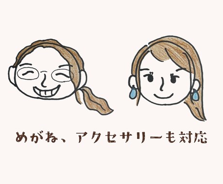 最短1日で納品!お写真から手描きで似顔絵描きます 大人数対応!破格でシンプルな似顔絵を即お渡しします イメージ2