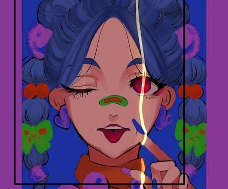 納期相談可能！アイコン描きます 個性的なタッチのアイコンはいかがですか？ イメージ1
