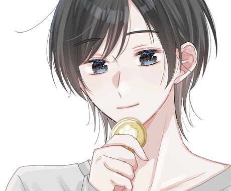 アイコン、サムネを描きます キラキラした塗りのカラーイラストをお届けします イメージ2