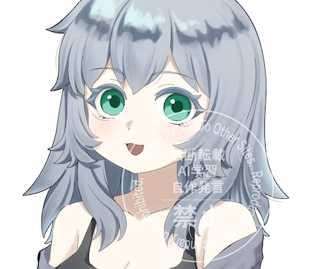 かわいいイラスト描きます かわいいSNS用アイコン、立ち絵等幅広くイラスト描きます イメージ1