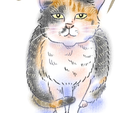 猫のイラスト描きます 可愛くポップな猫イラストで目を引きたい! イメージ2