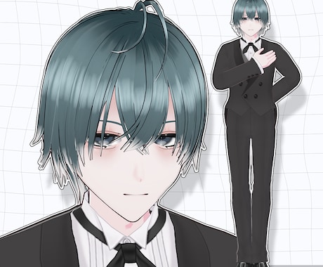 8月限定価格！VTuber等に！3Dモデル作ります VRM・VRChat・MMD対応！絵から制作可！VRoid製 イメージ2