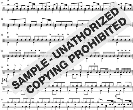 最短当日納品：ドラム楽譜・ドラム音源を作成します 簡単なアレンジや参考音源作成も承ります！ イメージ2