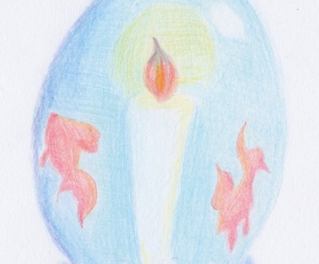 やさしい✽色鉛筆イラストを描きます✽癒し イメージ1