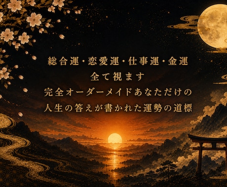 運勢鑑定—総合運・恋愛運・仕事運・金運全て視ます 全ての運勢を深掘り分析します。運気上昇アドバイスも イメージ2