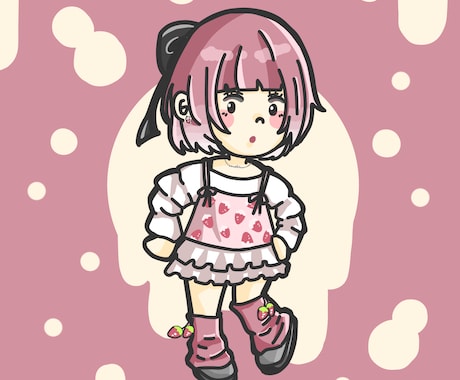 即日納品可！アイコン等に！ポップなイラスト描きます イメージ1