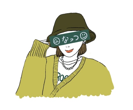 SNSで個人で使える似顔絵アイコン承ります イメージ1