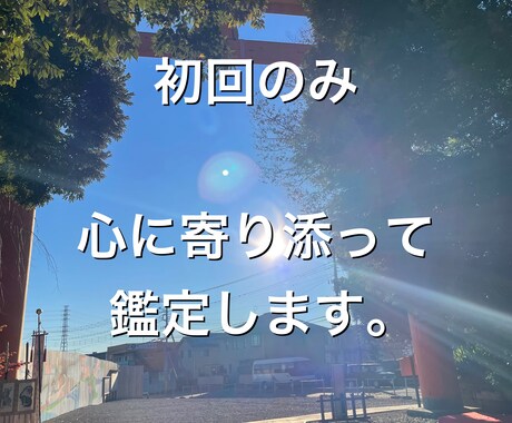 初回限定　恋愛、仕事、金運、人間関係、鑑定します あなたの心に寄り添って鑑定します。 イメージ1
