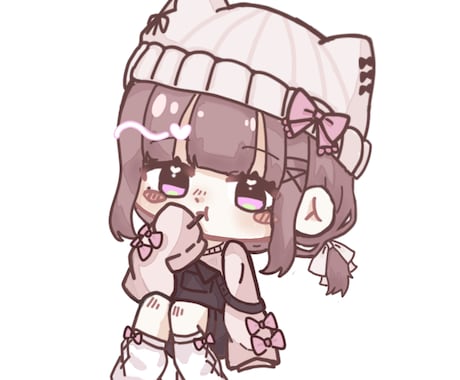 アイコン映えするミニキャライラスト製作します 最短即日アイコンにするとかわいいミニキャライラストが得意です イメージ2
