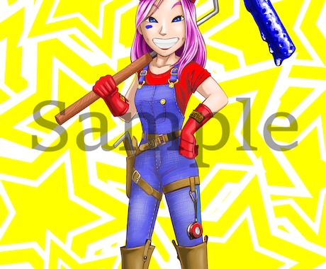 色々なテーマでポップで注目なイラストお描きします 注目のアバター、プレゼントからビジネスまで大活躍！ イメージ1