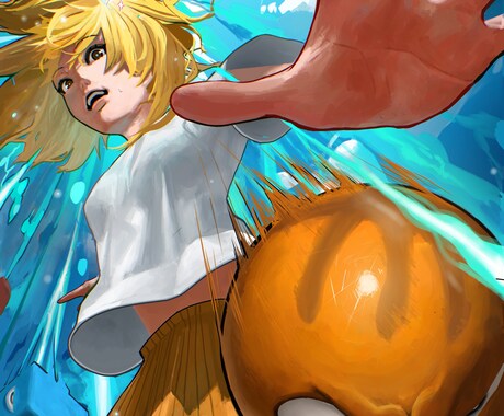 迫力のある一枚絵やキャラクターデザインを提供します 一目で引き込まれるようなあなただけのイラストを イメージ2