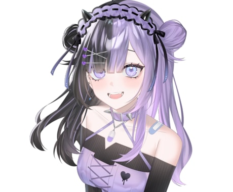 最短5日納品！かわいいイラスト描きます アイコン・サムネ・キービジュ・立ち絵・歌ってみたイラストなど イメージ2