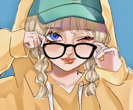 透明感のあるイラスト作成します SNSアイコン、ヘッダー、一枚絵等のイラストを作成します。 イメージ2