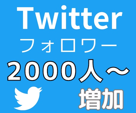 Xのフォロワー【2000人~】増やします 旧Twitterフォロワー増加・30日減少補償付きで安心！ イメージ2