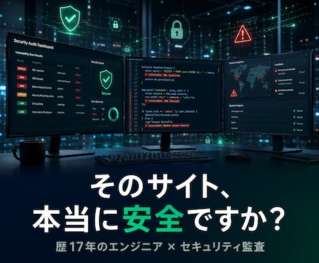 そのサイト、ハッキングされる前に徹底ガードします イメージ1
