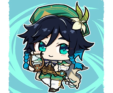 かわいいSDキャラを描きます SNSアイコン等に使えるかわいいイラストを制作致します！ イメージ2
