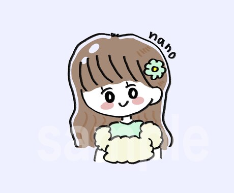 クリクリお目目のイラスト描きます SNSのあいこんにもピッタリです♬ イメージ1