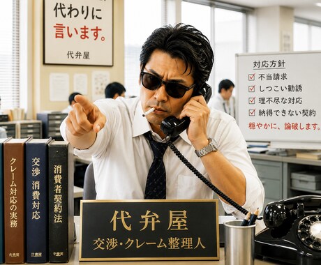 言いづらい交渉・問い合わせ文を作成します 穏やかに、でも引かずに伝えます イメージ1