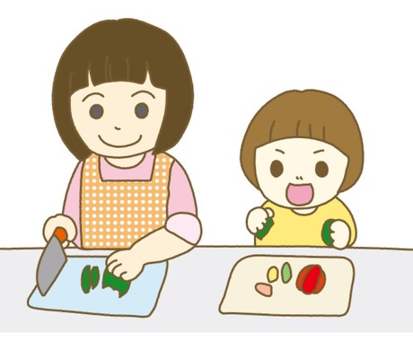 色々使える！シンプルでかわいいイラスト描きます 人物・動物・食べ物などをゆるかわいいタッチで描きます イメージ2