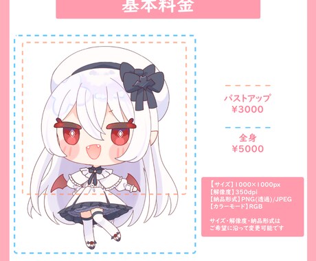 可愛いミニキャラ・デフォルメキャラお描きします SNSアイコンやグッズなどに！ イメージ2