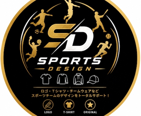 クラブチームのロゴやTシャツ等デザインを作成します 少年団部活動社会人チームなどのクラブチームのデザインを作成 イメージ1