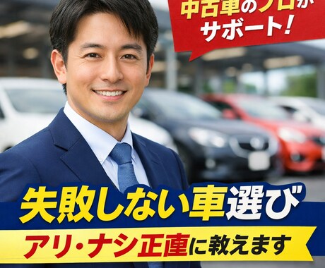 この車買って大丈夫？プロ目線で正直に答えます 初心者でも安心｜分かりやすく丁寧にサポートします イメージ1